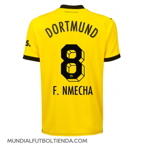 Camiseta Borussia Dortmund Felix Nmecha #8 Primera Equipación Replica 2023-24 mangas cortas